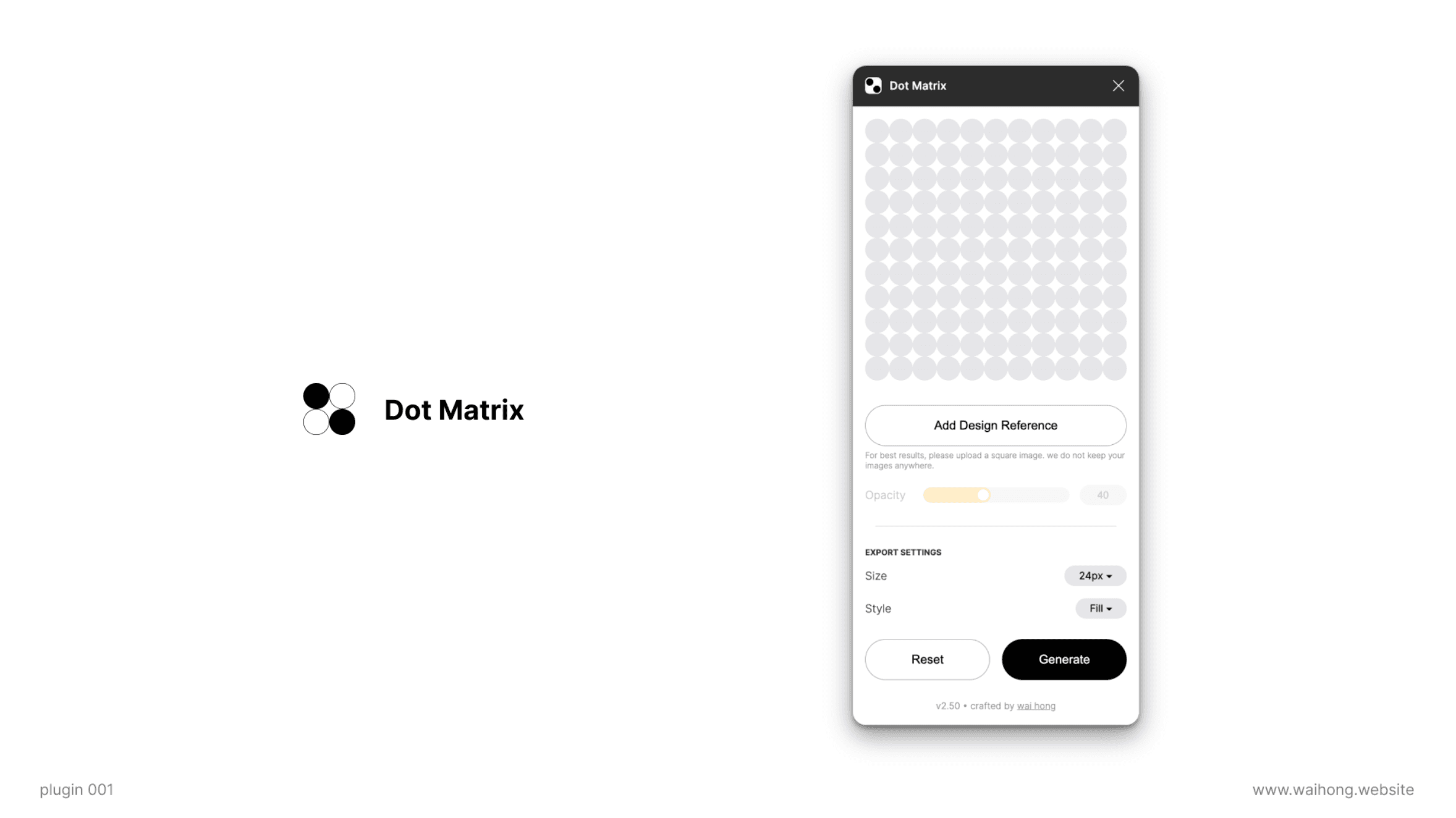 Dot Matrix Figma Plugin