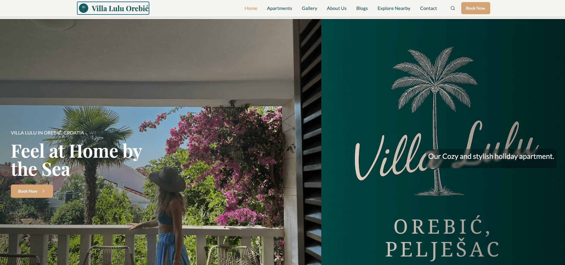 Villa Lulu Orebic screenshot 1